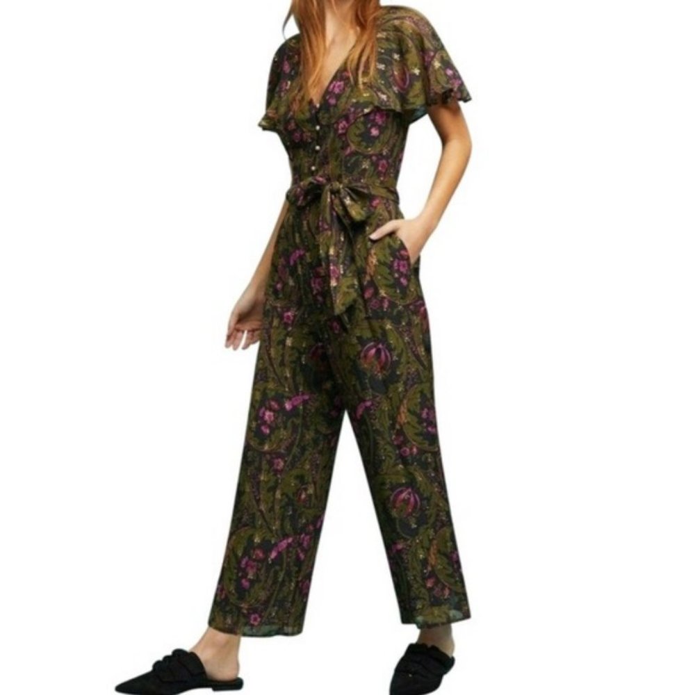 Anthropologie ett:twa Brenda Jumpsuit Size 6 NWT